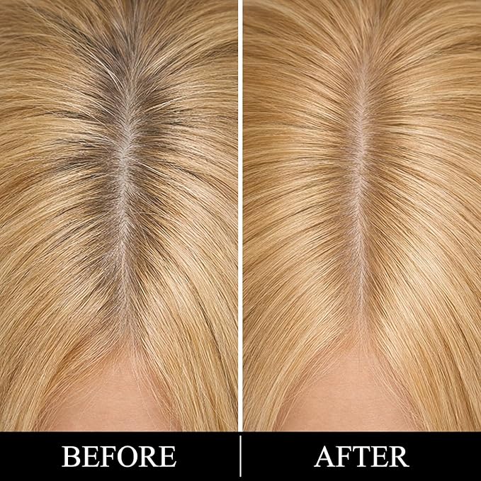 Root Touch Up Hair Color – 3 Color Blendable Hairline Powder for Gray Coverage, Root Cover Up & Thinning Edges – 48H Sweat Resistant, Natural Finish for Women & Men – Blonde