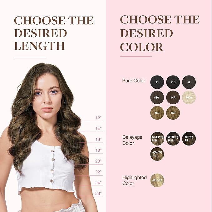GOO GOO Clip in Hair Extensions Real Human Hair, Remy Human Hair Extensions Clip ins for Women, Natural Human Hair, 18inch 150g 9Pcs, 1D/2C/4E Chocolate Dip Color Melt