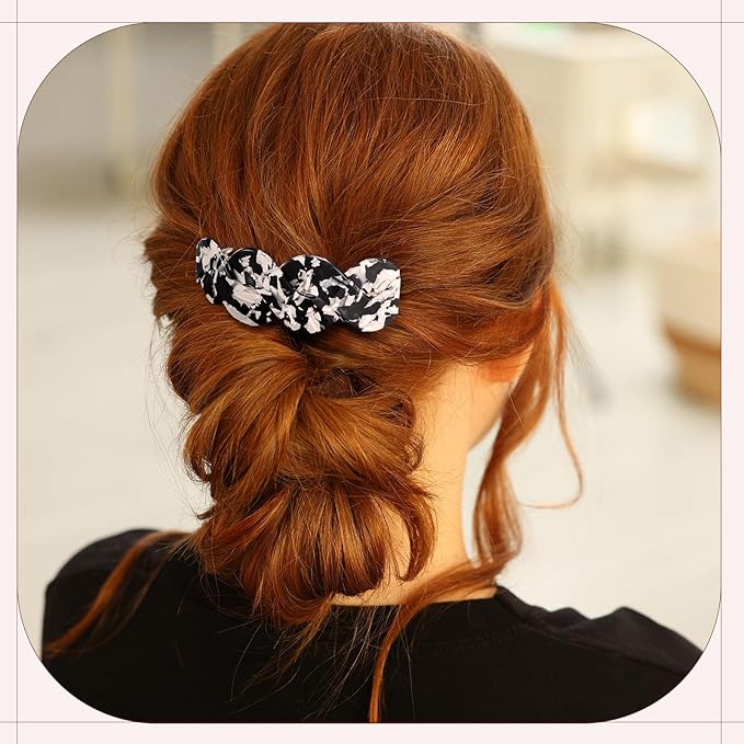 Geyoga 6 Pieces Vintage Hair Barrettes for Women Retro Flower French Pearl Crystal Rhinestones Clips Hair Pins for Women Styling Accessories(Gorgeous Style)