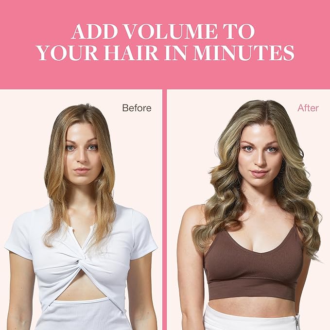 GOO GOO Clip in Hair Extensions Real Human Hair, Remy Human Hair Extensions Clip ins for Women, Natural Human Hair, 22inch 160g 7Pcs, #3/8/613 Balayage Walnut Brown to Ash Brown and Bleach Blonde