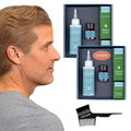 Hair & Beard Color for Full Gray Coverage 2 pack - Medium Golden Copper Blonde - Ammonia-Free Complete Men’s At-home Beard & Hair Dye Kit, Professional-grade Permanent Hair Color (8.34)
