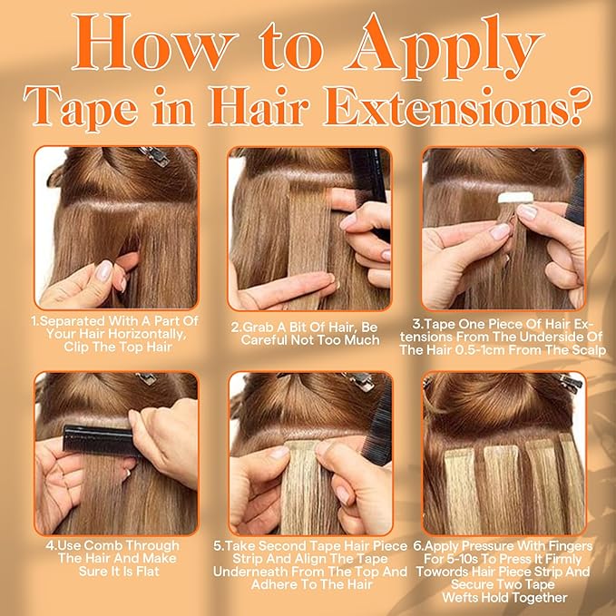Full Shine Intact Virgin Tape in Hair Extensions Ombre Color 3/8/22 Invisible Injection Human Hair Tape in Extensions 18Inch Seamless Double Sided Tape ins Human Hair Extensions 10Pcs 25Gram