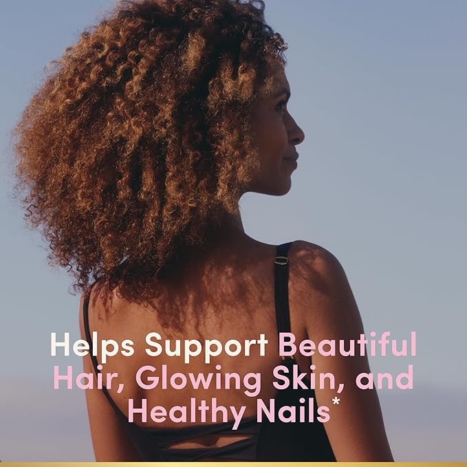 Nature's Bounty Optimal Solutions Hair, Skin and Nails Pectin Gummies, 2500 mcg Biotin Per Serving, No Stick Gummy, Vegetarian Formula, Strawberry Flavor, 200 Count, 100 Total Servings (Pack of 3)