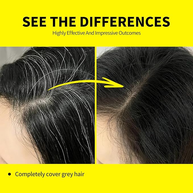 SEVICH Hair Color Stick For Gray Roots- Instantly Cover Grey Hair Dye Comb,Four Toothed Comb Design for Sparse Hairlines Coverage, Contains Natural Plant Extracts,for Men and Women,15g(Dark Brown)