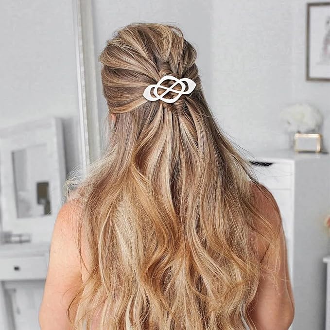 Hair Barrettes for Women 4packs Hair Clips French Barrette Clip for Girls Vintage Accessories for Women Girls