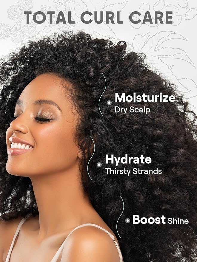 SHEGLAM Hair & Scalp Oil - 0.5 fl oz, Hydrating Serum, Macadamia & Grapeseed Oils, Soothes Dry Scalp, Balances Sebum, Adds Shine, For Sensitive Scalp & Dandruff (Black Castor)