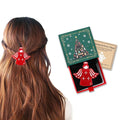 Get Well Soon Gifts for Women After Surgery Recovery for Women, "Guardian Angel" Hair Clip Thinking of You Cancer Care Gifts for Sick Friends Feel Better Encouragement Comfort with Gift Box