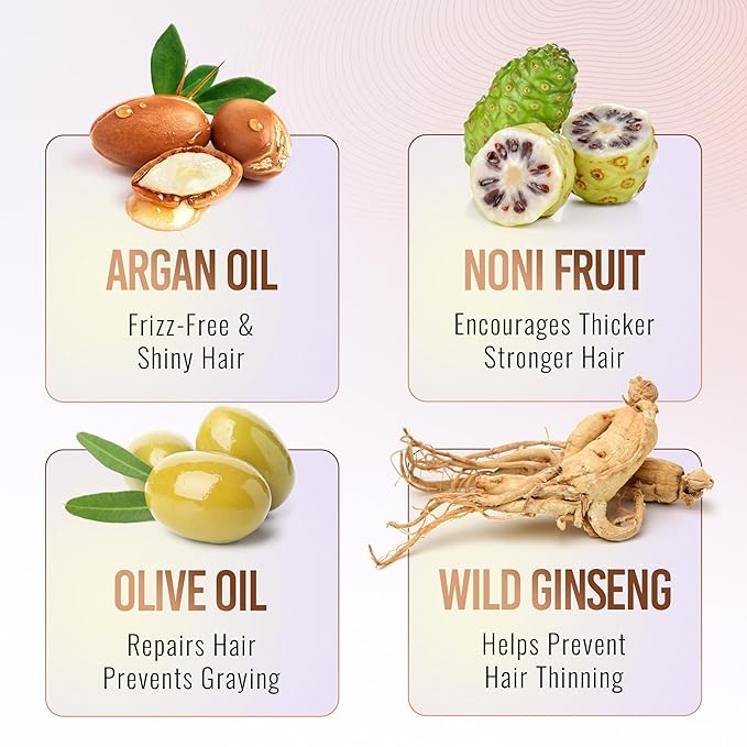 Herbishh Travel Pack Hair Dye Color Shampoo in Sachet + 1pc Argan Hair Mask Sachet (Chestnut brown, 1 sachet)