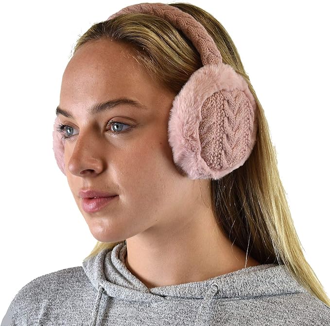 C.C Soft Winter Warm Adjustable Headband Ear Warmer Earmuffs