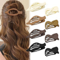 8PCS French Flat Hair Clips for Women Colorful Duckbill Hair Clips for Thick& Thin Hair Fashion Matte Hair Claws 2 Styles
