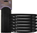 Adjustable Skinny Headbands, Elastic Hair Bands with Non Slip Silicone Grip, Lightweight and Comfortable for Women and Men (Pack of 6)