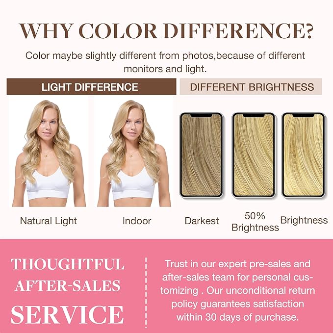 GOO GOO Clip in Hair Extensions Real Human Hair, Remy Human Hair Extensions Clip ins for Women, Natural Human Hair, 18inch 130g 7Pcs, 16/22 Light Blonde Highlighted Golden Blonde