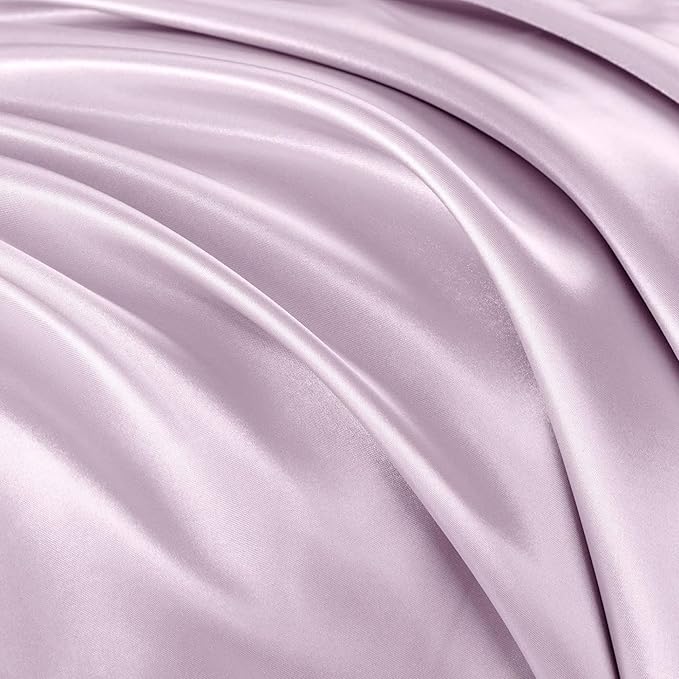 Purple Silk Pillowcase for Hair and Skin Made in USA, Pure 22 Momme Silk Pillow Cases Queen with Zipper, 6A Grade, Anti Aging, Anti Acne, Hypoallergenic, 1 Pc 20"x30" (Queen, Purple)