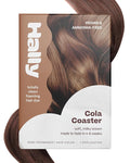 Hally Hair Color Cloud Hair Dye (Cola Coaster) - Demi-Permanent Foam Hair Color for Women & Men - Mess-Free & Long-Lasting Hair Dye Kit, Hair Coloring Products Wash Out in 4-6 Weeks, Vegan
