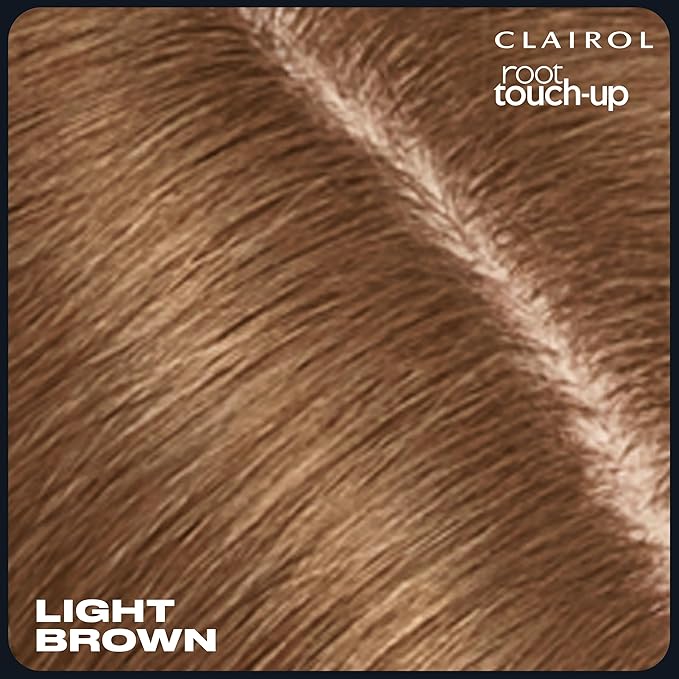 Clairol Root Touch-Up Temporary Concealing Powder, Light Brown Hair Color, Pack of 3