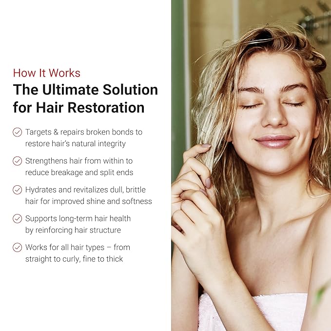 LifeCell Repairing Hair Mask – Restorative Bonding Treatment with Bioactive Peptides, Keratin, Plant Collagen, Shea Butter & Coconut Oil – Deep Nourishment & Strength for All Hair Types