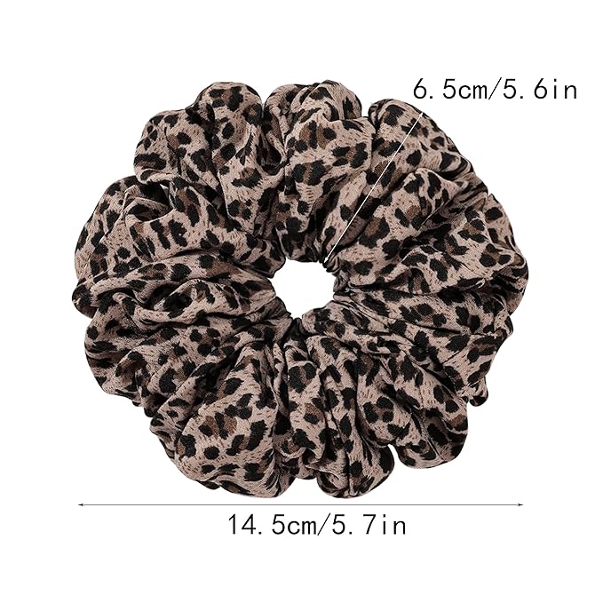 Scrunchies Hair Ties for Women Big Silk Satin Scrunchie Large Oversized Ligas Para el Cabello De Mujer Decorations Cute Jumbo Coth Ponytail Hair Scrunchy Giant Purple Hair Accessories Gift for Girls