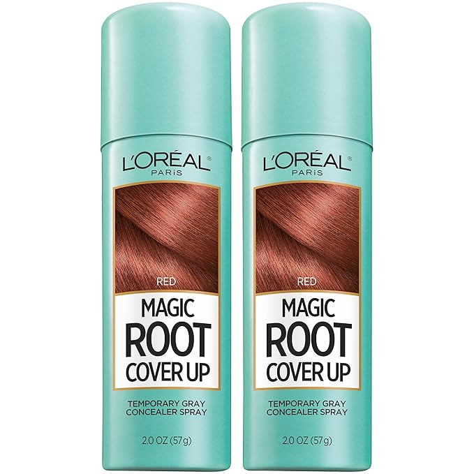 L'Oreal Paris Hair Color Root Cover Up Hair Dye Red 2 Ounce (Pack of 2) (Packaging May Vary)