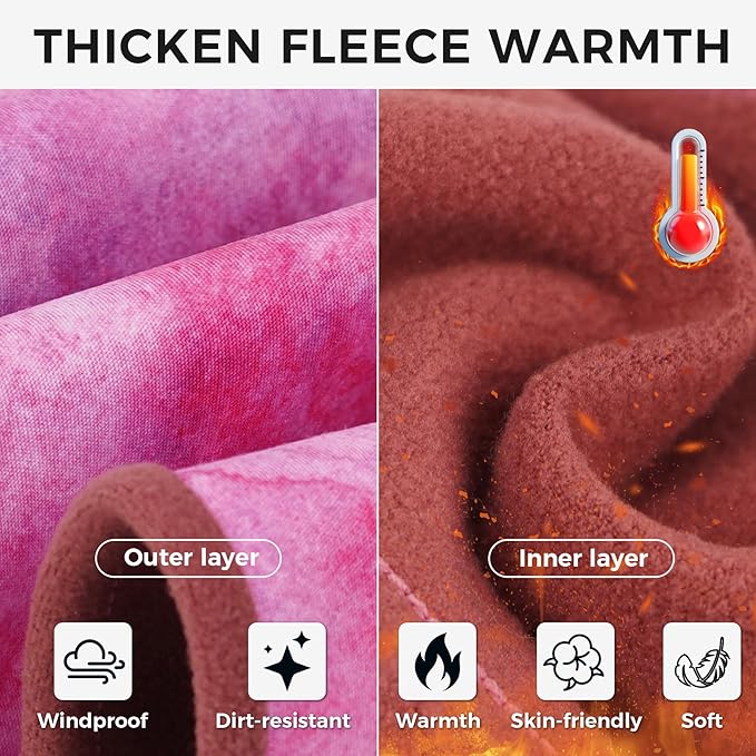 Winter Warmers Headbands for Women Men Soft Cold Weather Ear Headband Fleece Ear Muffs for Running Cycling Ski Hike