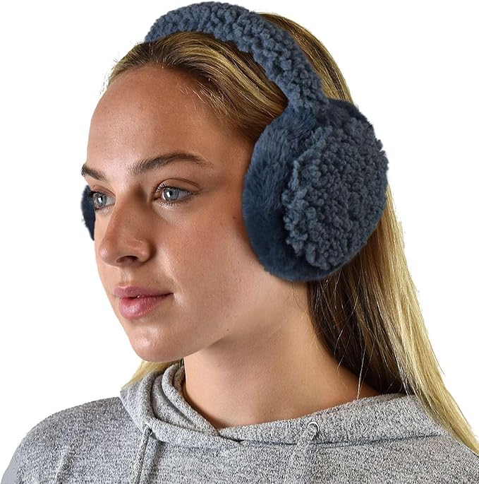 C.C Soft Winter Warm Adjustable Headband Ear Warmer Earmuffs