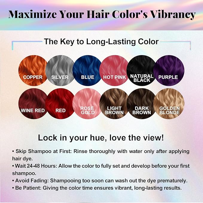 Vegan Semi Permanent Hair Color Mask - 10.15OZ Color Depositing Conditioner for Color-Treated Hair - Ammonia, Paraben, Sulfate & Cruelty-Free - Enhances & Tones Hair - Plant-Based Formula (SILVER)