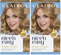 Clairol Nice'n Easy Permanent Hair Dye, 8A Medium Ash Blonde Hair Color, Pack of 2