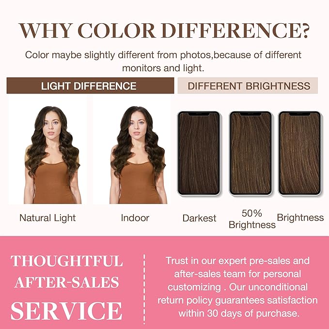 GOO GOO Clip in Hair Extensions Real Human Hair, Remy Human Hair Extensions Clip ins for Women, Natural Human Hair, 22inch 150g 7Pcs, 4A Chocolate Brown