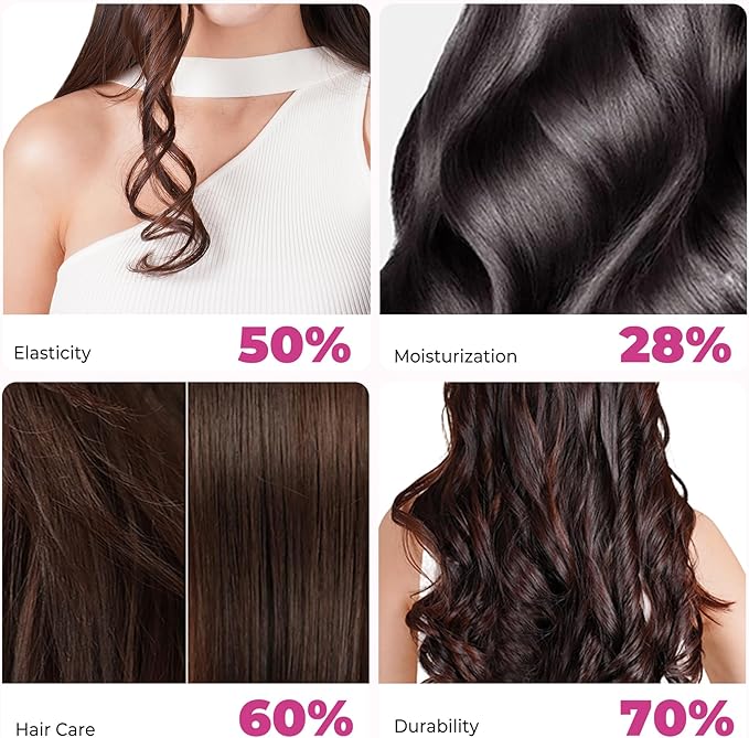 7 in 1 Blow Dryer Brush, Hair Dryer Hot Air Brush 110,000 RPM with Negative Ion Hair Styler for Fast Drying Straightening Curling Voluming (Grey)