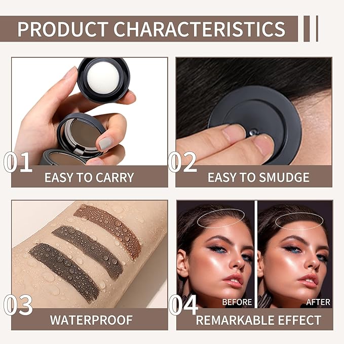 Maycheer Hairline Powder for Women - Hair Rich Shading Powder, 30 Colors Magic Root Cover Up (Orichal Ceous 13)