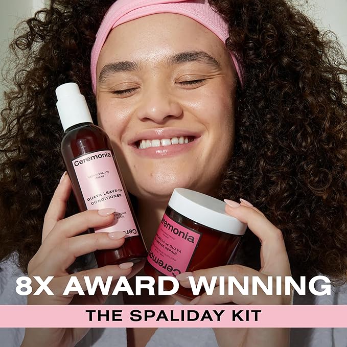 Ceremonia The Spaliday Kit Ultimate Hair Spa Bundle for Frizz Control & Damage Repair