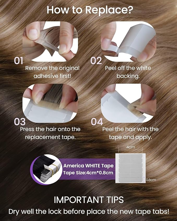 LaaVoo Tape in Extensions Human Hair 24 Inch Real Hair Extensions Tape in Ombre Dark Brown to Medium Brown Mix Caramel Brown 20pcs 50 Grams