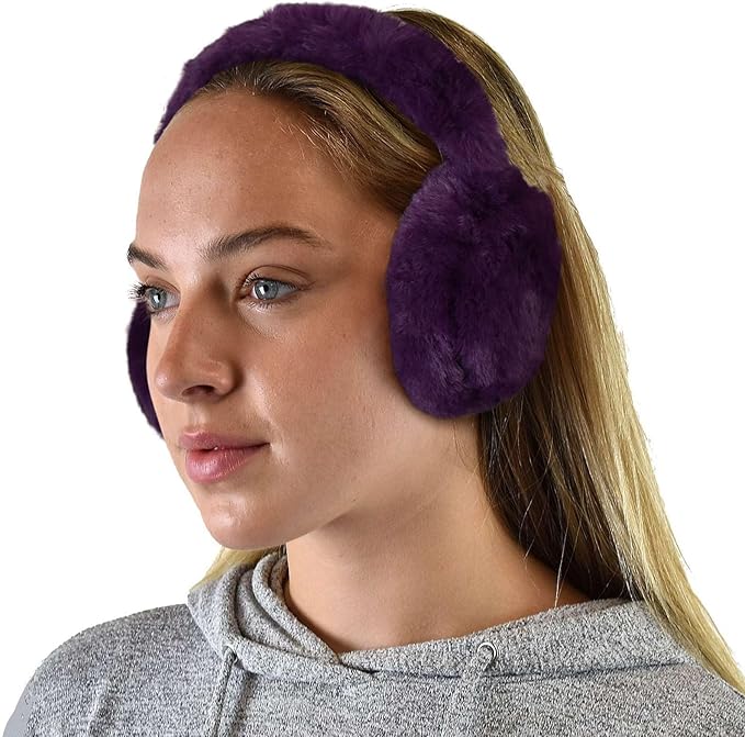 C.C Soft Winter Warm Adjustable Headband Ear Warmer Earmuffs
