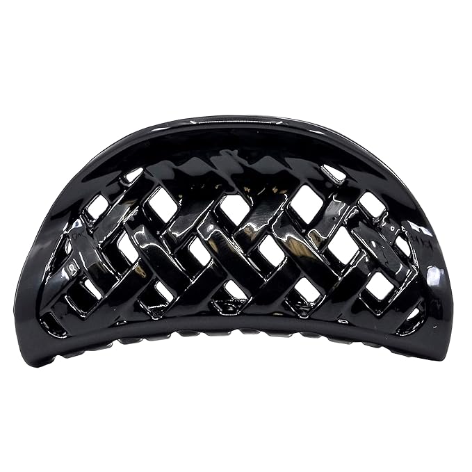 Camila Paris CP1808 French Hair Clip for Women Thick Hair for Long Curly Wavy Hair, Girls Hair Claw Clips Jaw, Durable Styling Big Claw Clip for Thick Hair, Strong Hold No Slip Grip, Made in France