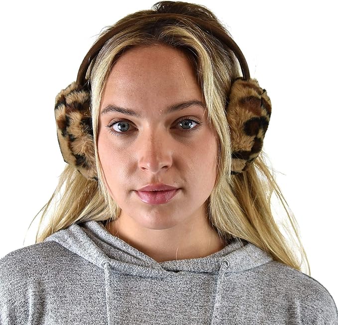 C.C Soft Winter Warm Adjustable Headband Ear Warmer Earmuffs
