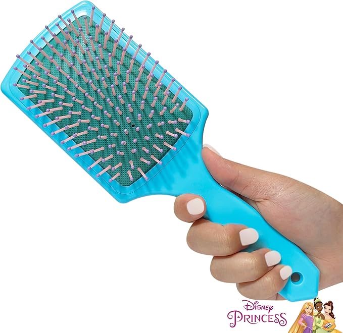 LUV HER Kids Hair Brush & Spa Headband Set for Girls - Features Ariel from Disney - Fun Grooming Kit for Detangling, Styling & Skincare - Soft & Stretchy One Size, Ages 3+