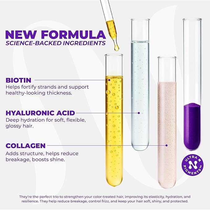 Naissant Set Purple Shampoo & Toning Mask | Eliminates Brassiness | Neutralizes Yellow & Orange Tones | Paraben, Ammonia & Sulfate Free | Pro-Vitamin B5, Olive Oil & Honey (Pearl Blonde) 10.1 Fl Oz