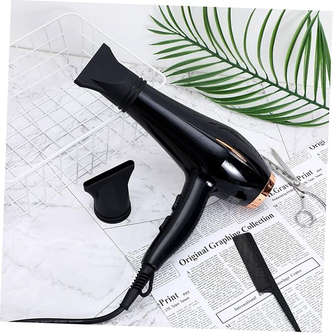 Cabilock Hair Dryer Diffuser Nozzle Attachment Universal Blow Dryer Concentrator Plastic Styling Tool for Salon and Home Hair Drying 2.95X2.95 Inches Black