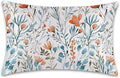 Watercolor Flowers Small Floral Satin Pillow Case Queen Size,Soft Pillowcases for Hair and Skin Similar to Silk,Pillowcases with Hidden Zipper Bedding Accessories,20X30 Inches,1 Pack
