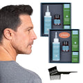 Hair & Beard Color for Blending Grays 2 pack - Medium Ash Brown - Ammonia-Free Complete Men’s At-home Beard & Hair Dye Kit, Professional-grade Demi-Permanent Hair Color (5.1)