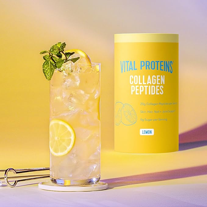 Vital Proteins Collagen Peptides Powder, Collagen Supplements, Hair & Skin Health, 14 Servings, Lemon