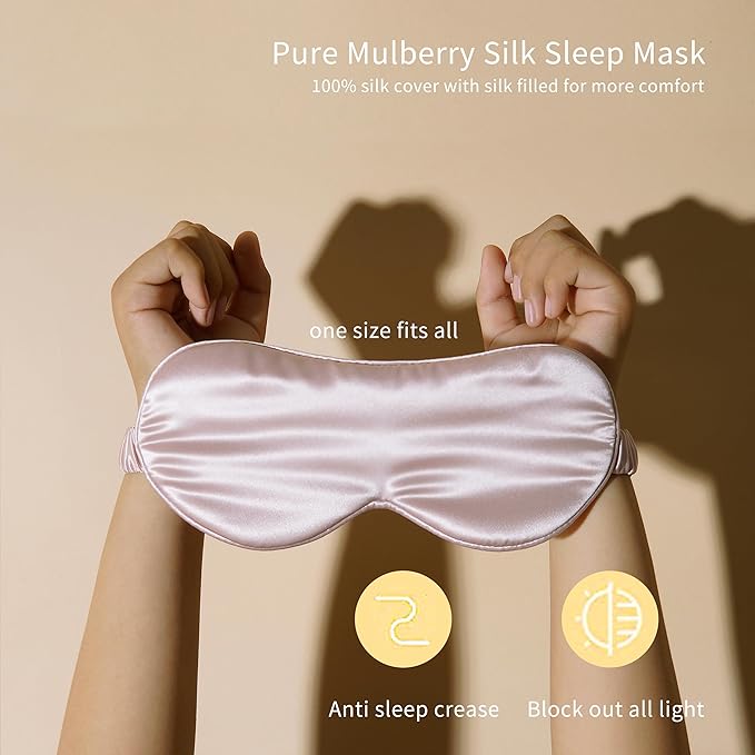 ZIMASILK 22 Momme Silk Pillowcase for Hair and Skin - 100% Pure Mulberry Silk with Hidden Zipper, Grade 6A Luxury Pillow Case for Women, Soft & Durable, Gift Box (Queen 20"x30", Pink)