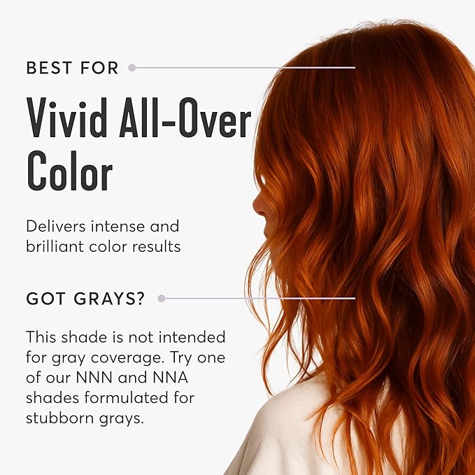 Madison Reed Radiant Hair Color Kit - 7NCR Light Copper Red (Vesuvius Red), Dimensional Gray Hair Blending Permanent Hair Dye, PPD-Free & Ammonia-Free, 1 Pack