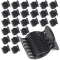 Tbestmax 24 Hot Roller Clips for Hair Curler Claw Clip Replacement Hair Section Styling for Women Girls Black
