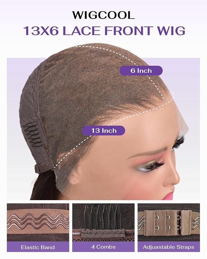 13x6 SKINLIKE Real HD Lace Frontal Wig, 180% Density Ultra-fitted 0.10mm Thin Invisible HD Lace Wig Pre-plucked Hairline Bleached Knots Virgin Human Hair Wigs Body Wave 28 Inch