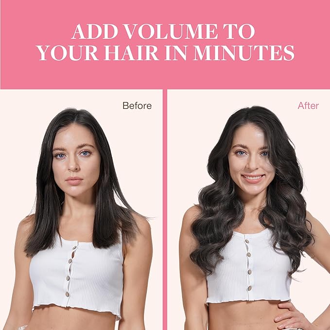GOO GOO Clip in Hair Extensions Real Human Hair, Remy Human Hair Extensions Clip ins for Women, Natural Human Hair, 18inch 150g 9Pcs, 2 Dark Brown
