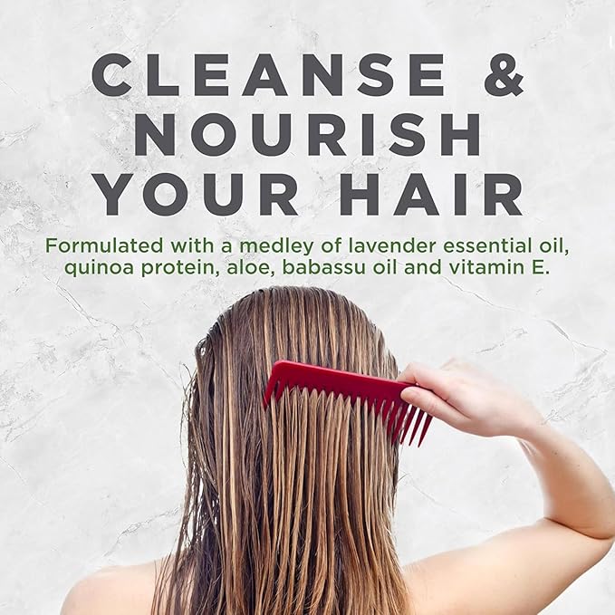 Avalon Organics Revitalizing Lavender Shampoo, For Smooth, Shiny, Touchably Soft Hair For Normal To Dry Hair, 11 Fluid Ounces