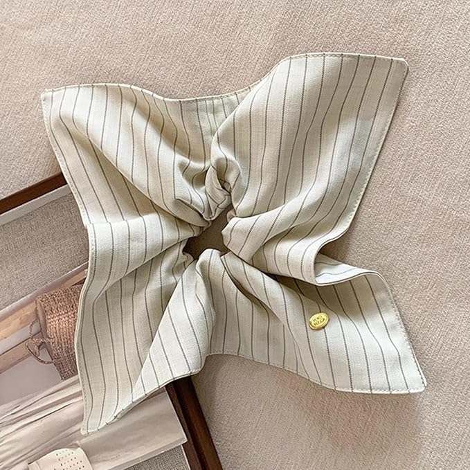 Elastic Hair Scrunchie Fabric Headbands For Women Soft And Stretchy Hair Tie For Everyday Use Or Special Occasion(Light Grey)