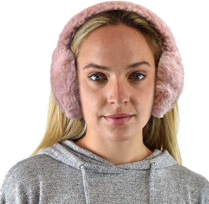 C.C Soft Winter Warm Adjustable Headband Ear Warmer Earmuffs