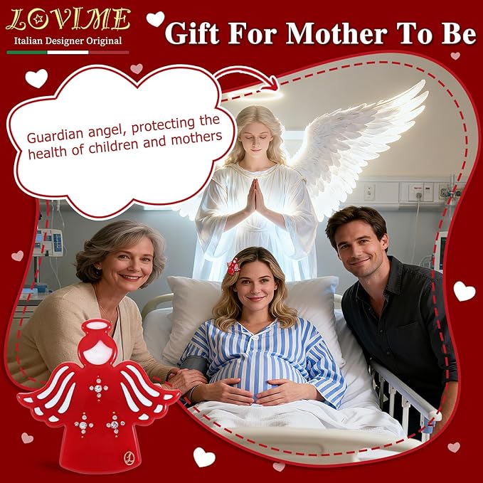 Get Well Soon Gifts for Women After Cancer Surgery Recovery for Women, "Guardian Angel" Hair Clip, Thinking of You Inspirational Gifts for Sick Friend Feel Better Encouragement Comfort with Gift Box