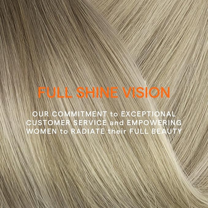 Full Shine Clip in Extensions Real Human Hair Brown Blonde Balayage Hair Extensions Remy Straight Hair Clip ins 20 Inch 7 Pcs 120 G
